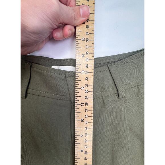 Everlane Olive Wide-Leg Crop Pants Women’s Size 2S Tencel Organic Cotton - Picture 6 of 16
